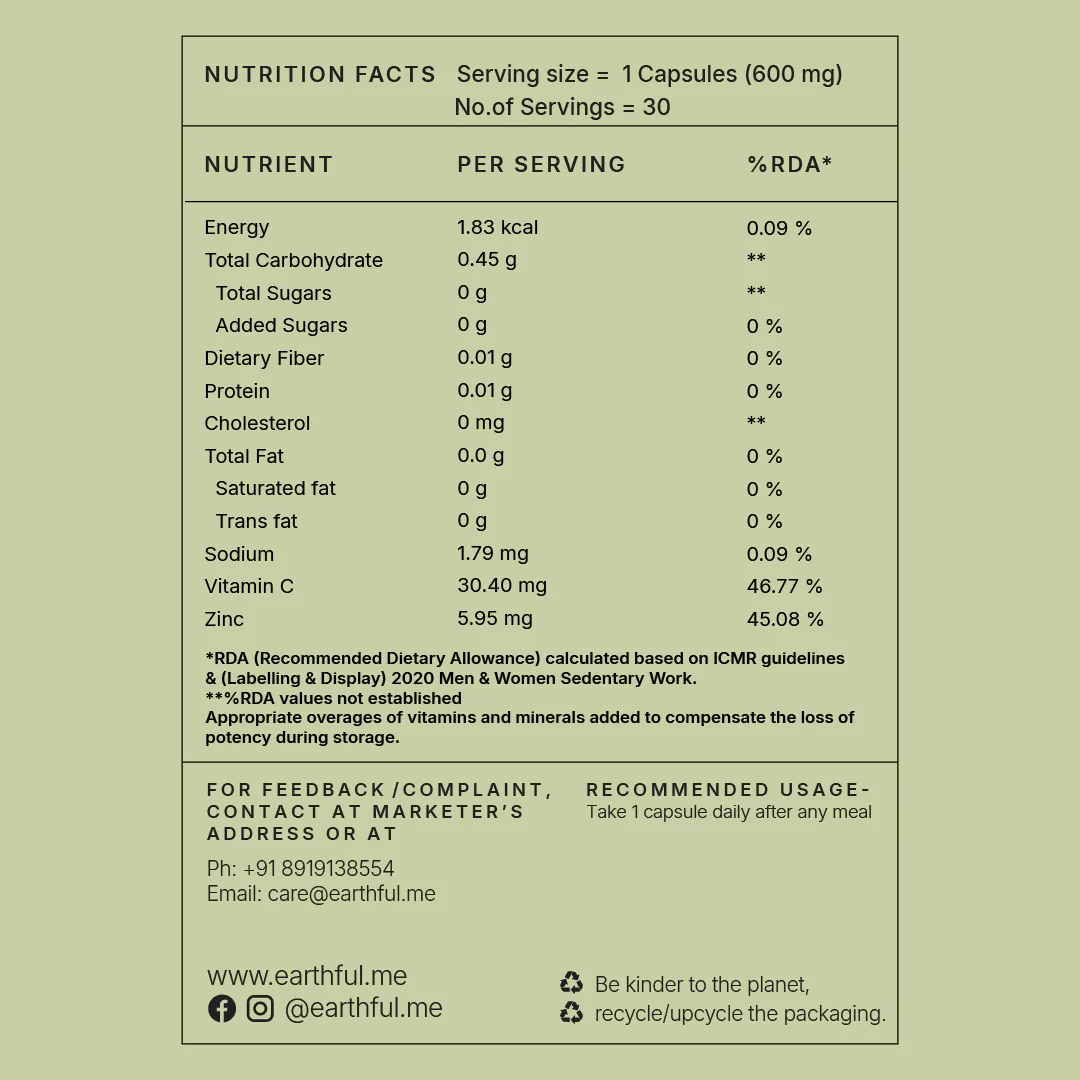 Immuno Peak for Immune Support (Zinc, Vitamin C, Beta Glucan) - Image 3