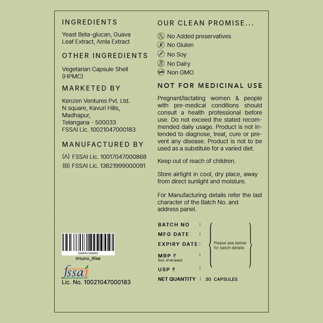 Immuno Peak for Immune Support (Zinc, Vitamin C, Beta Glucan) - Image 4