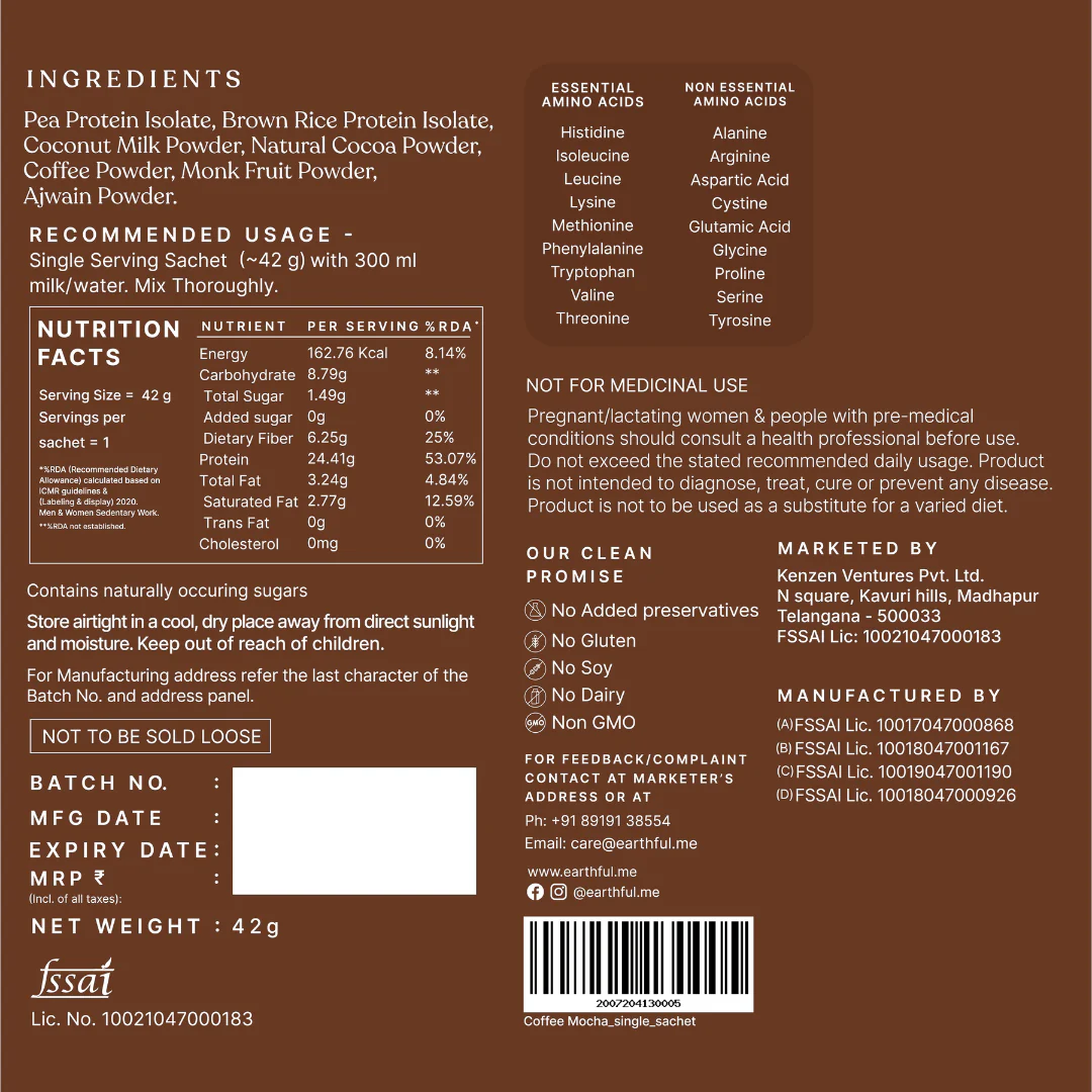 Honest Plant Protein - Coffee Mocha - Image 16
