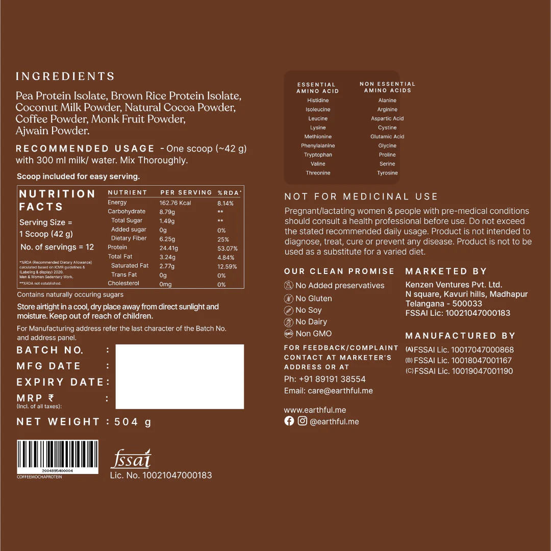 Honest Plant Protein - Coffee Mocha - Image 6