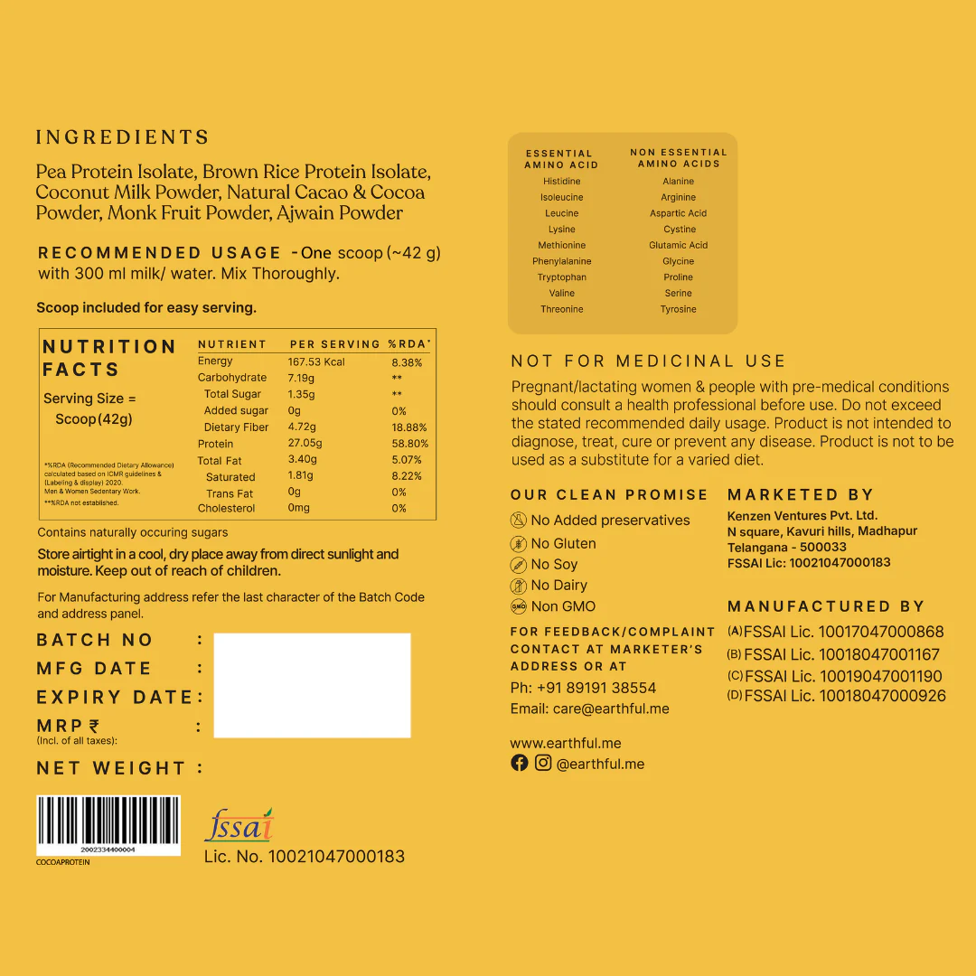 Honest Plant Protein - Indonesian Cocoa - Image 12