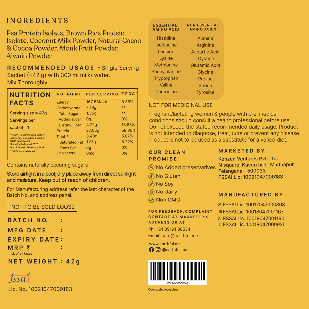 Honest Plant Protein - Indonesian Cocoa - Image 17