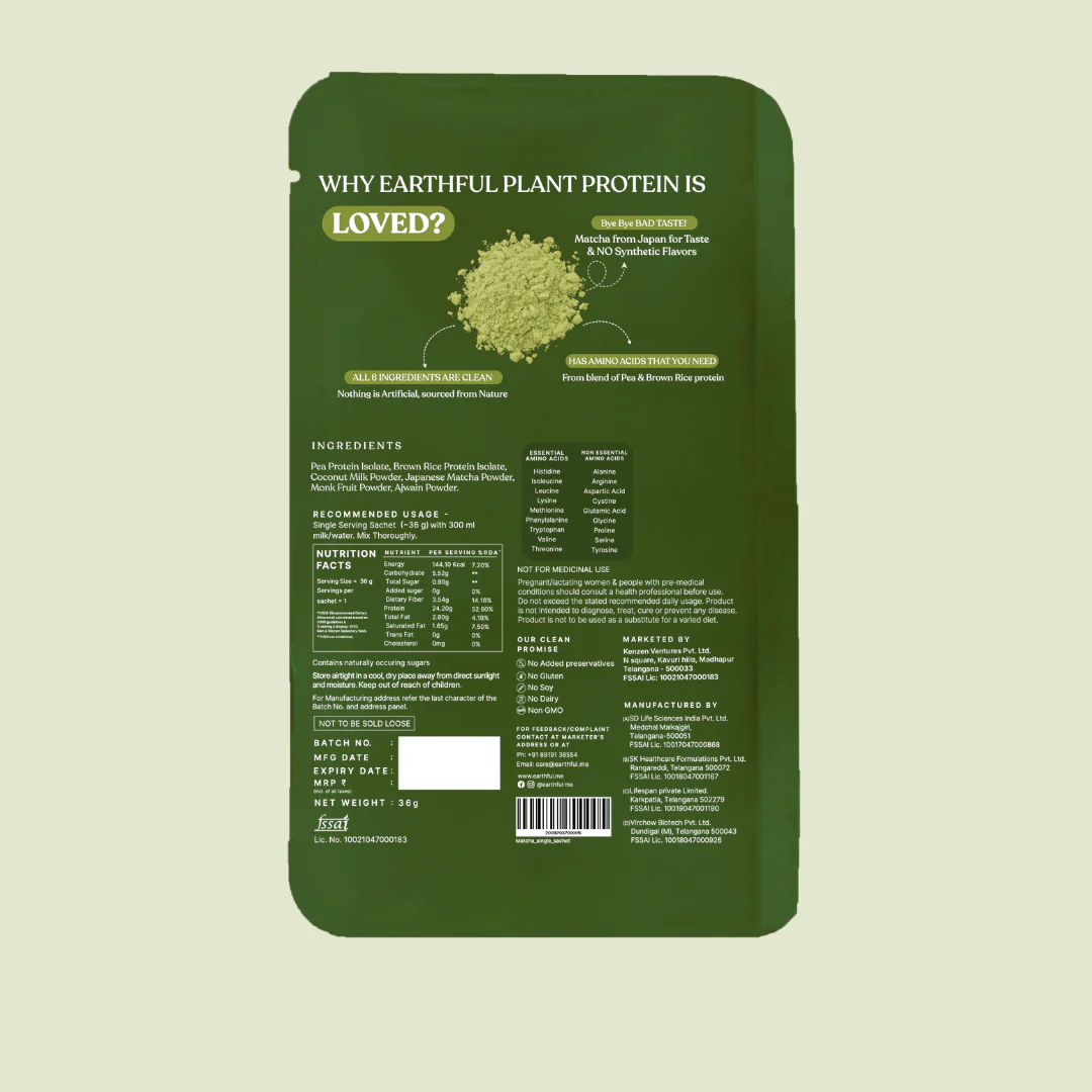 Honest Plant Protein - Japanese Matcha - Image 14