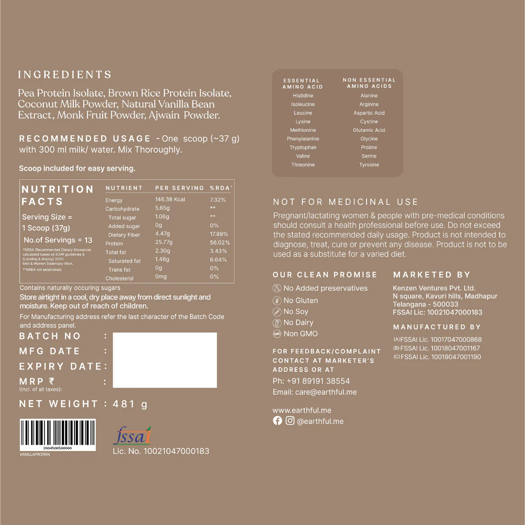 Honest Plant Protein- Madagascar Vanilla - Image 10