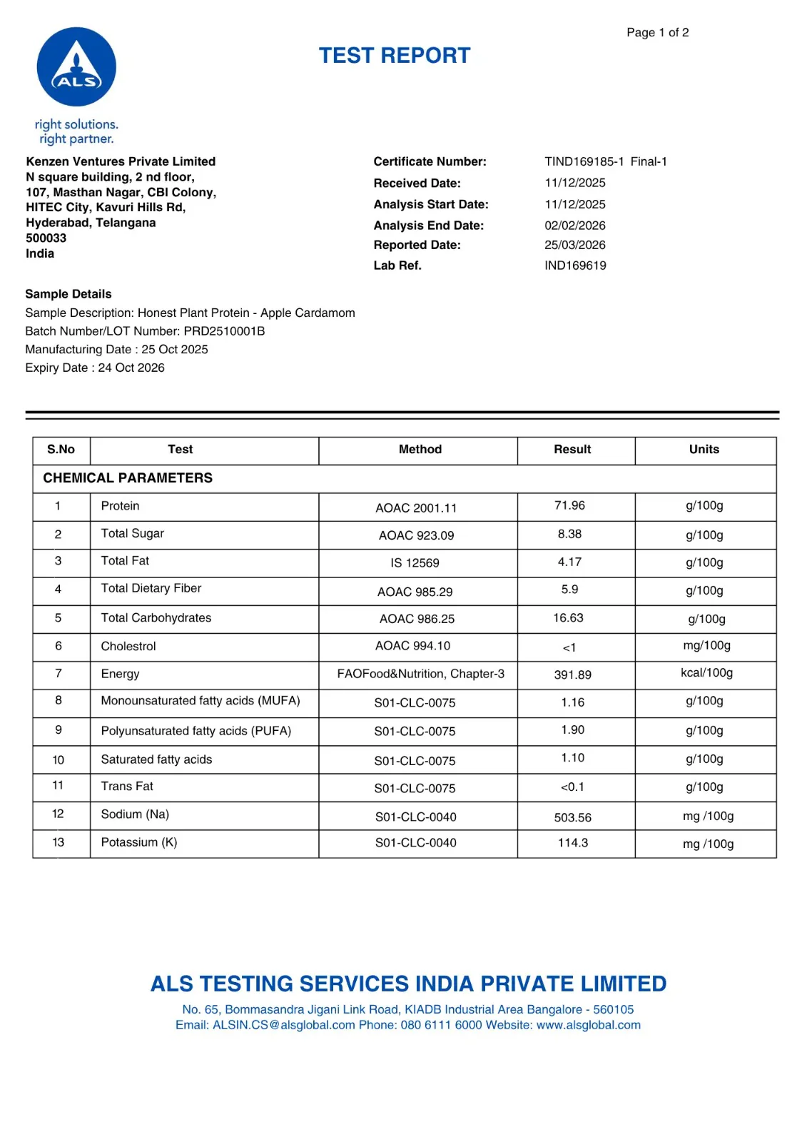Honest Plant Protein - Apple - Image 6